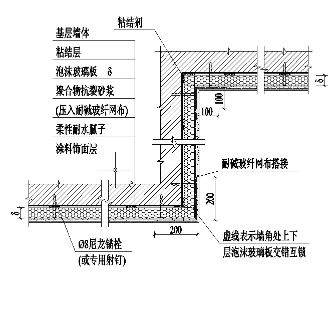 二層及二層以上墻體構(gòu)造及墻角